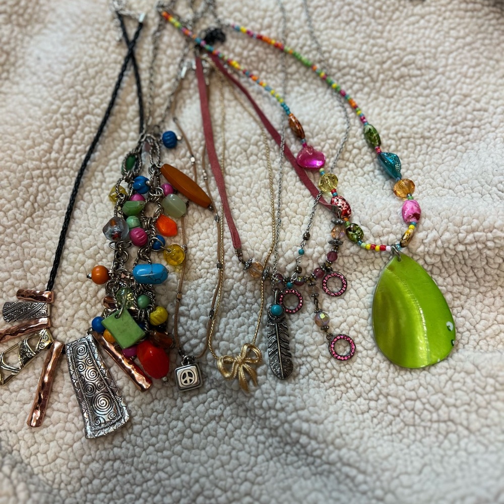 Colorful Beaded Necklace assortment